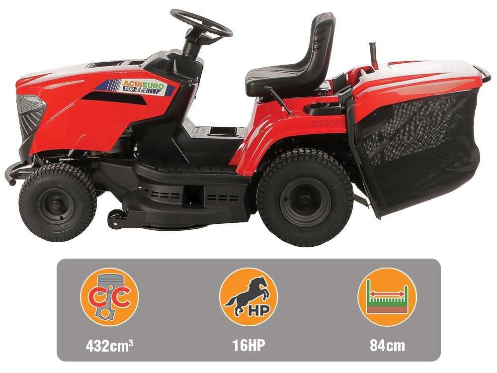 MPNS 84 H - Tractor cortacésped con cambio hidrostático - Recogedor - Mulching - Imagen 5