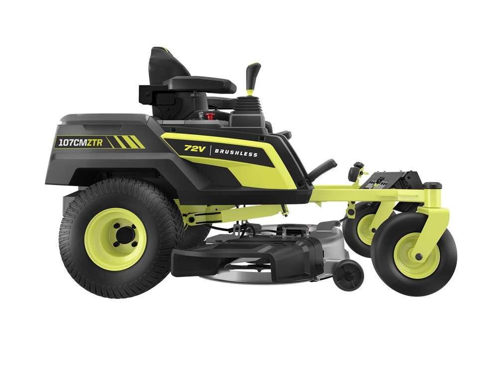 Ryobi ZTRX107 - Tractor cortacésped a batería de radio cero - 72V/20Ah - corte de 107 cm - 2en1 - Imagen 3
