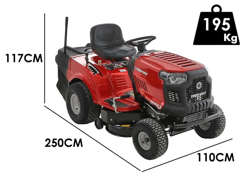 Tractor cortacésped Troy Bilt Bronco 92T-R - cambio hidrostático - recogedor - Imagen 3