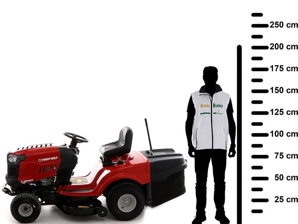 Tractor cortacésped Troy Bilt Bronco 92T-R - cambio hidrostático - recogedor - Imagen 4
