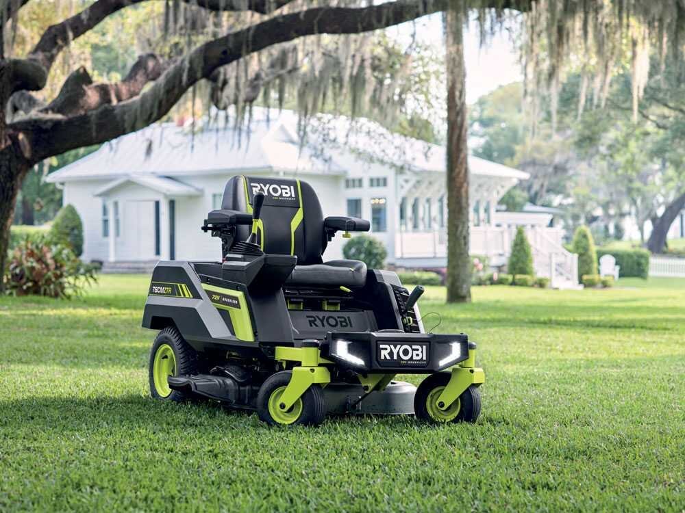 Ryobi ZTRX76 - Tractor cortacésped a batería de radio cero - 72V/20Ah - corte de 76 cm - 2en1 - Imagen 4