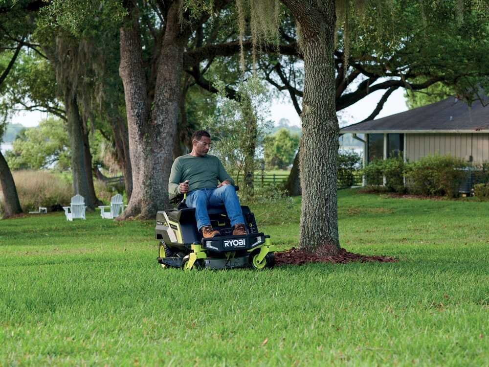 Ryobi ZTRX76 - Tractor cortacésped a batería de radio cero - 72V/20Ah - corte de 76 cm - 2en1 - Imagen 5