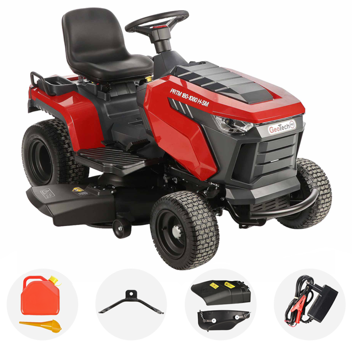 GeoTech Pro PRTM 180-1080 H-SM - Tractor cortacésped - Cambio hidrostático - Salida lateral y Mulching