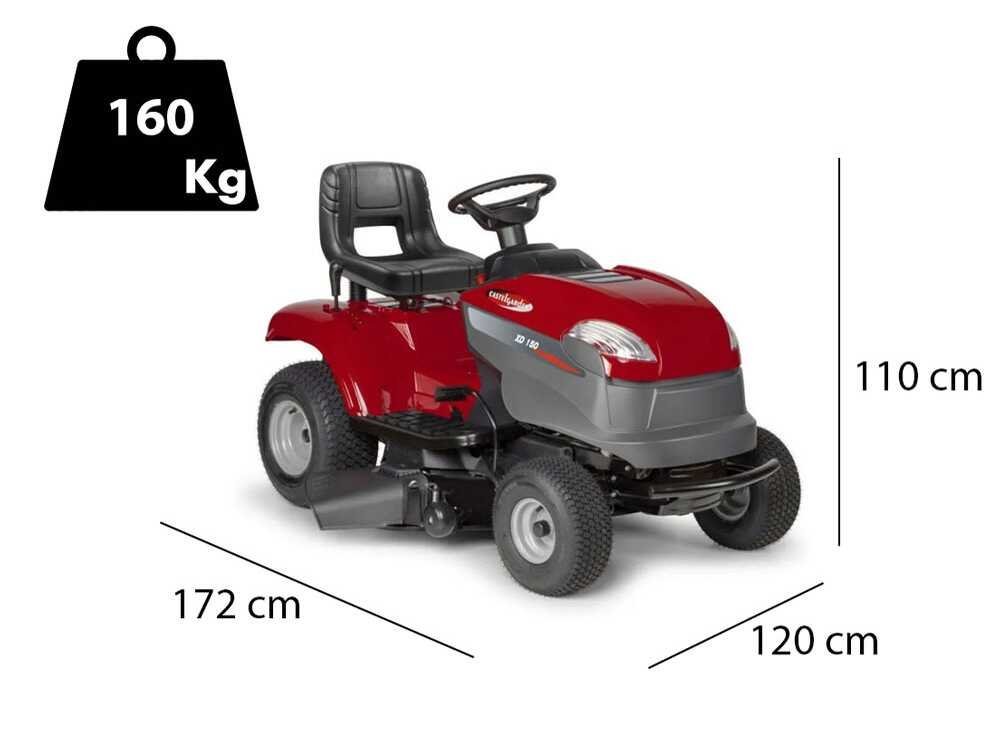 Castelgarden XD 150 - Tractor cortacésped con salida lateral y plato de corte de 98 cm - Imagen 2