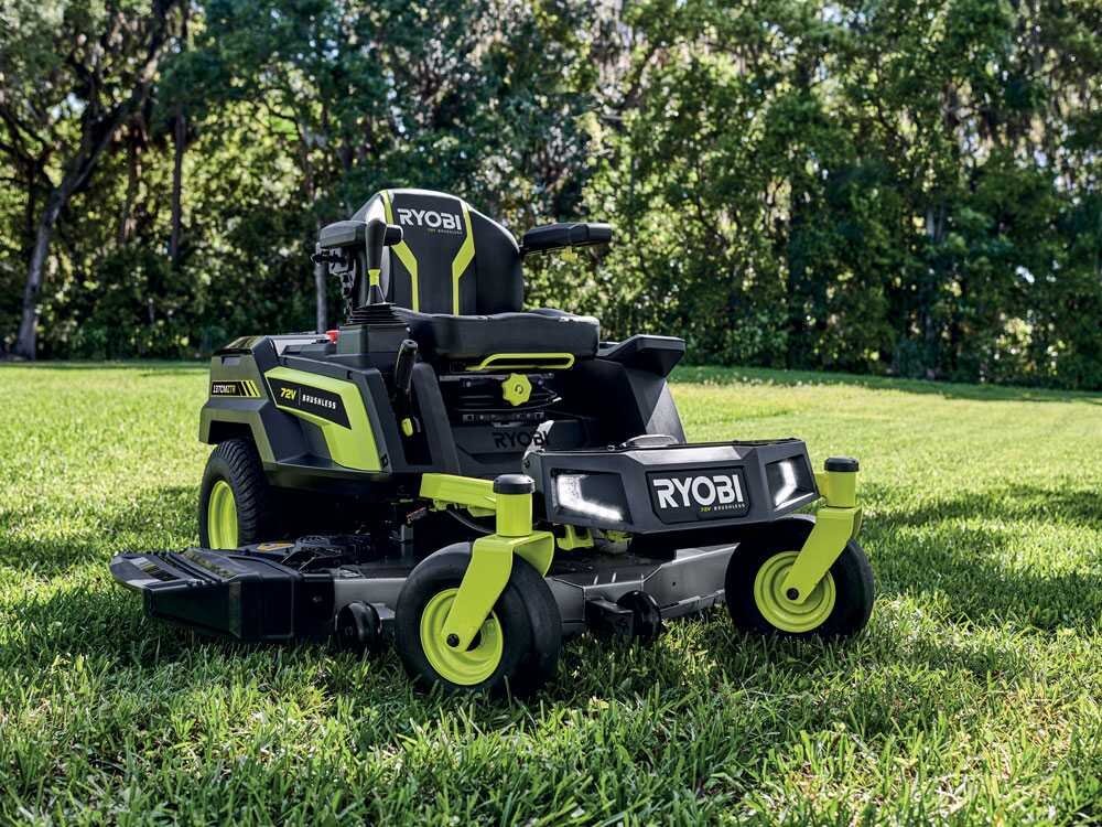 Ryobi ZTRX137 - Tractor cortacésped a batería de radio cero - 72V/30Ah - corte de 137cm - 2en1 - Imagen 5