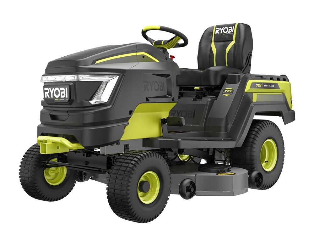 RYOBI RY72TMX117-310 - Tractor cortacésped de batería - 72V / 3x10Ah - Imagen 2