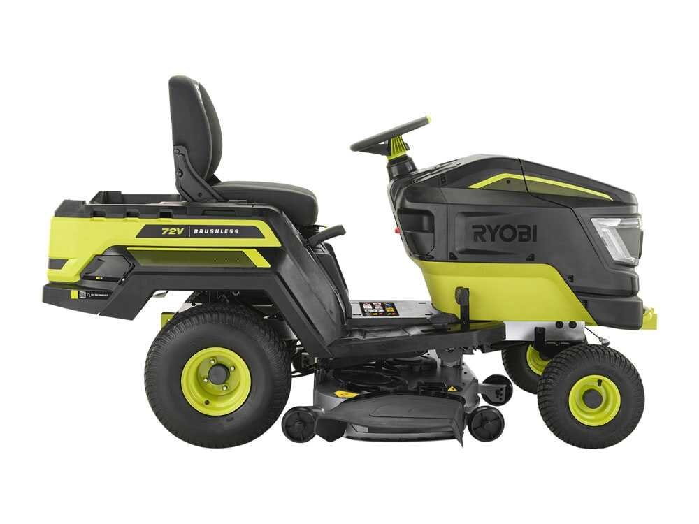 RYOBI RY72TMX117-310 - Tractor cortacésped de batería - 72V / 3x10Ah - Imagen 3