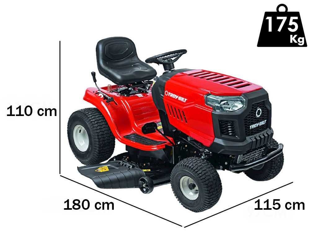 Tractor cortacésped Troy Bilt Bronco 107T-S - transmisión continua CVT - salida lateral - Imagen 2