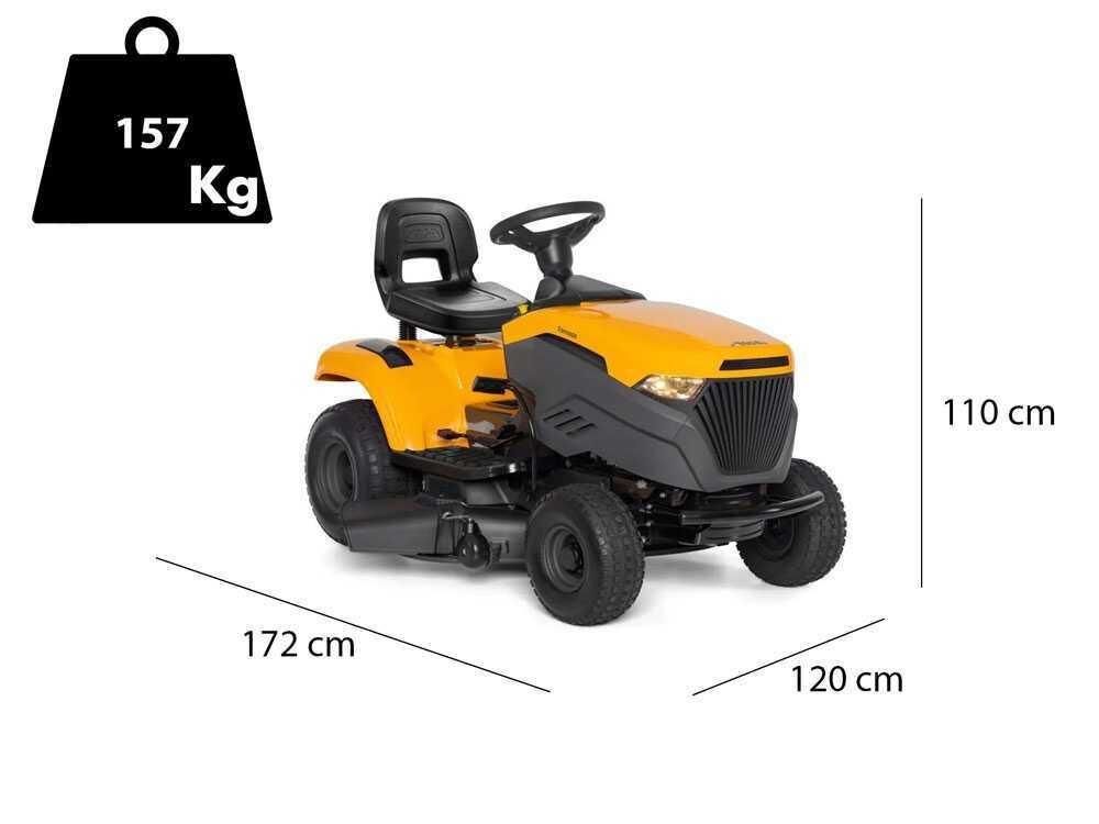 Stiga Tornado 398 - Tractor cortacésped con salida lateral y mulching - Imagen 2