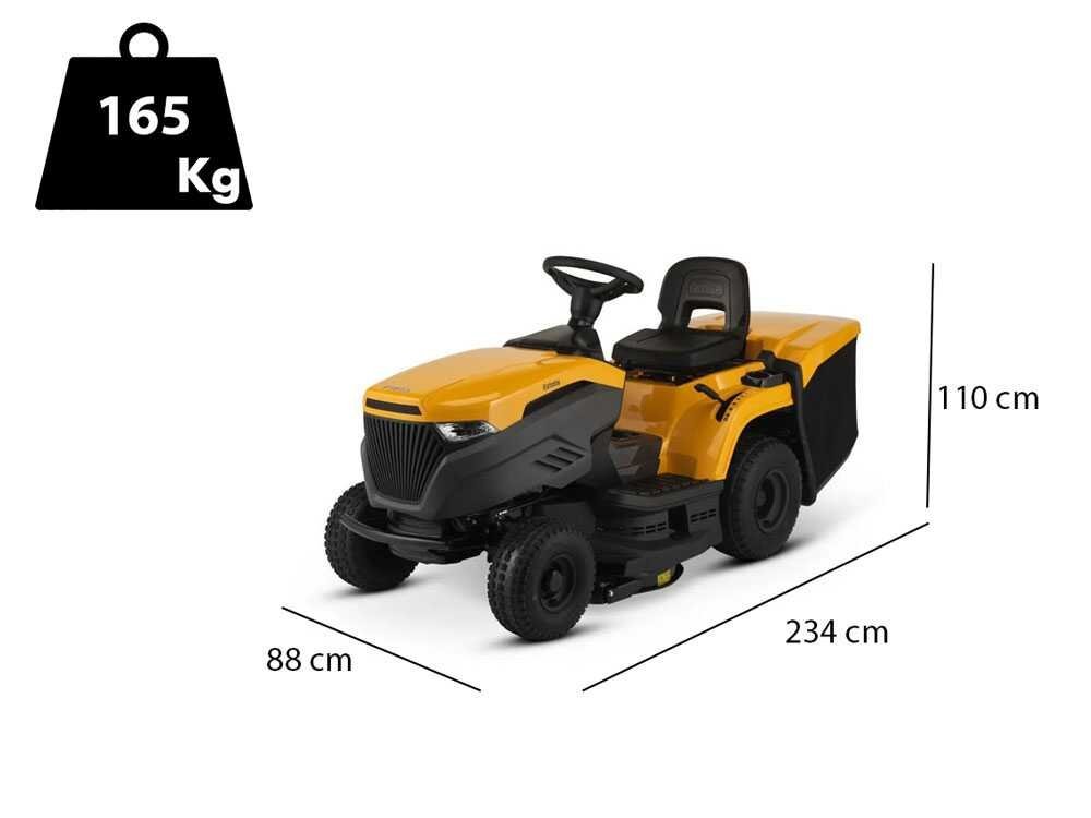 Tractor cortacésped Stiga Estate 384 - Recogedor de 240 L - Mulching - Transmisión hidrostática - Imagen 2