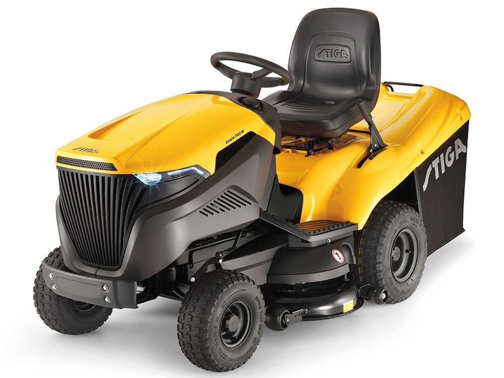 Stiga Estate 7102 W - Tractor cortacésped - Cambio hidrostático - Recogedor - Mulching - Imagen 3