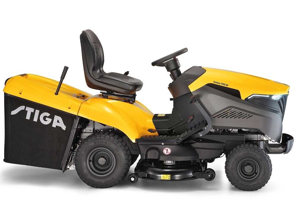 Stiga Estate 7102 W - Tractor cortacésped - Cambio hidrostático - Recogedor - Mulching - Imagen 5