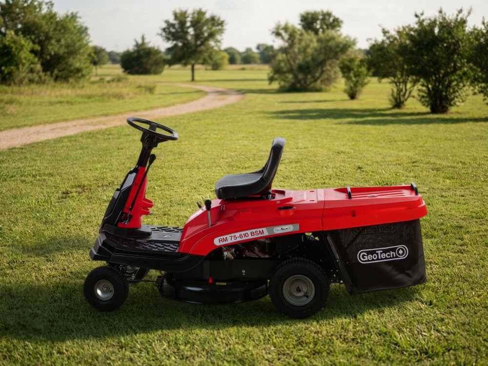 Geotech RM 75-610 BSM - Tractor cortacésped mini-rider con cambio mecánico - Motor de 224 cc - Imagen 2