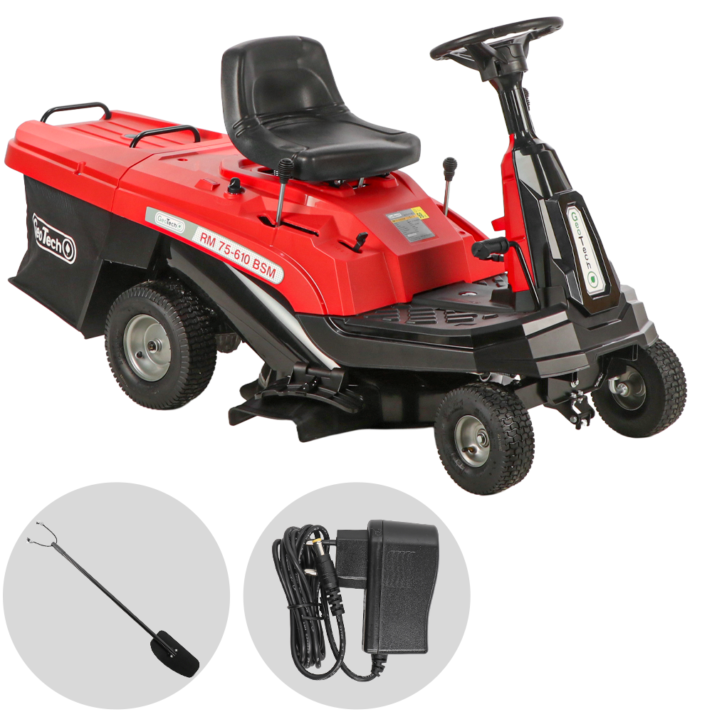 Geotech RM 75-610 BSM - Tractor cortacésped mini-rider con cambio mecánico - Motor de 224 cc