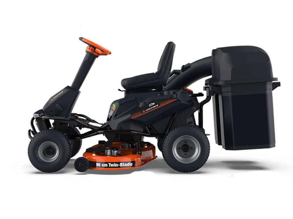 Yard Force E559 - Tractor cortacésped de batería 56V/50Ah - Recogedor, salida lateral y mulching - Imagen 5