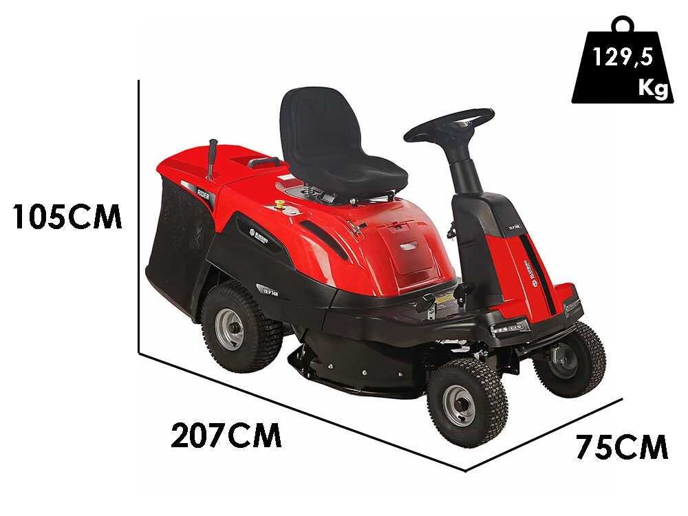 BlueBird TR P 74H - Tractor cortacésped Mini rider - Motor de 352 cc - Imagen 3