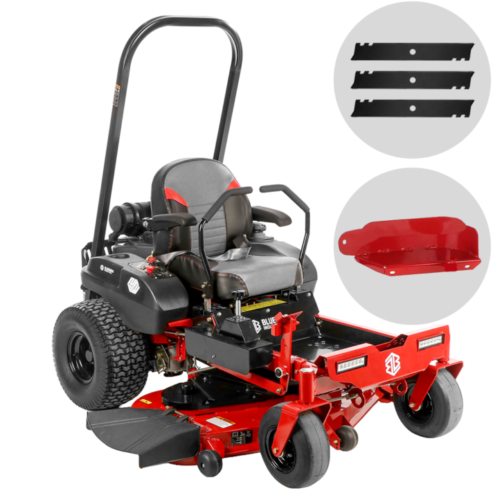 Blue Bird ZTR 50L PRO - Tractor cortacésped de giro cero - Salida lateral y corte con mulching