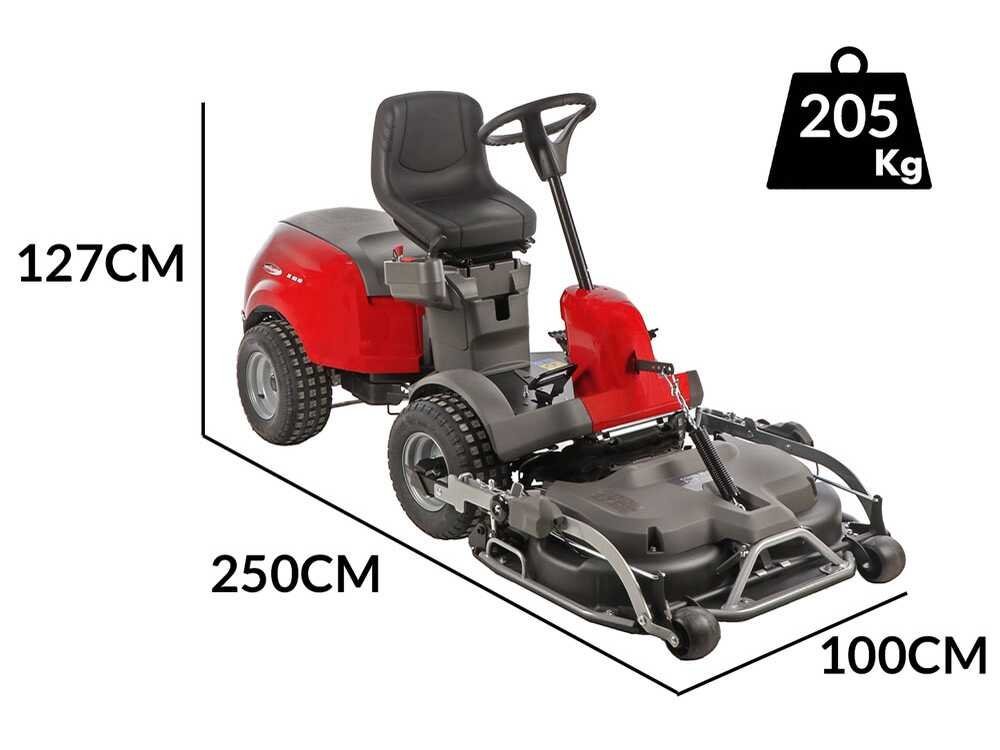 Castelgarden XK 160HD - Tractor cortacésped de corte frontal - Cambio hidrostático - Front Mower - Imagen 2