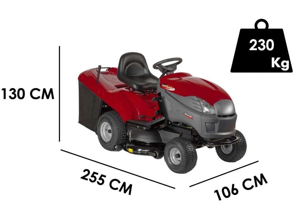 Tractor cortacésped Castelgarden PTX 210 HD - cambio hidrostático - saco de recogida - Imagen 2