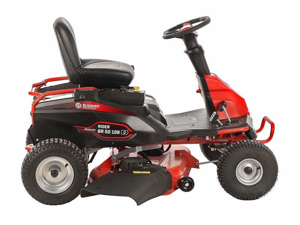 Blue Bird BR SD 108 - Tractor cortacésped de batería 48V/75Ah - Corte de 108 cm - Imagen 5