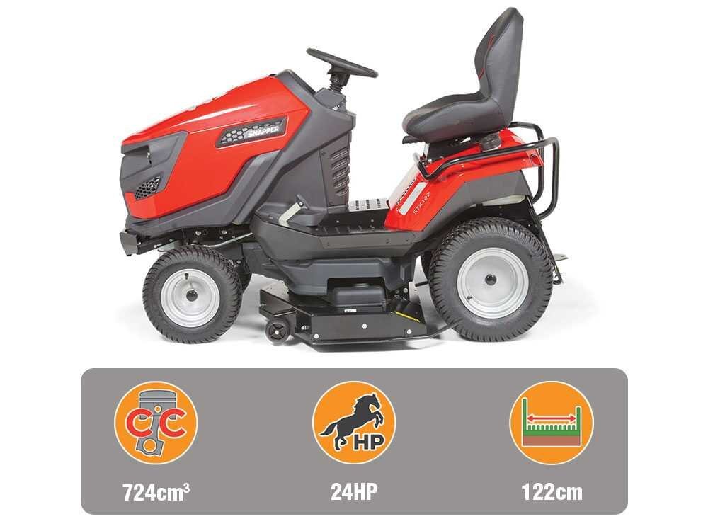 Snapper STX122 - Tractor cortacésped - Briggs&Stratton 724 cc - Salida trasera y mulching 50 % - Imagen 3