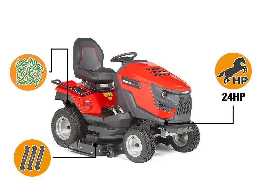 Snapper STX122 - Tractor cortacésped - Briggs&Stratton 724 cc - Salida trasera y mulching 50 % - Imagen 4
