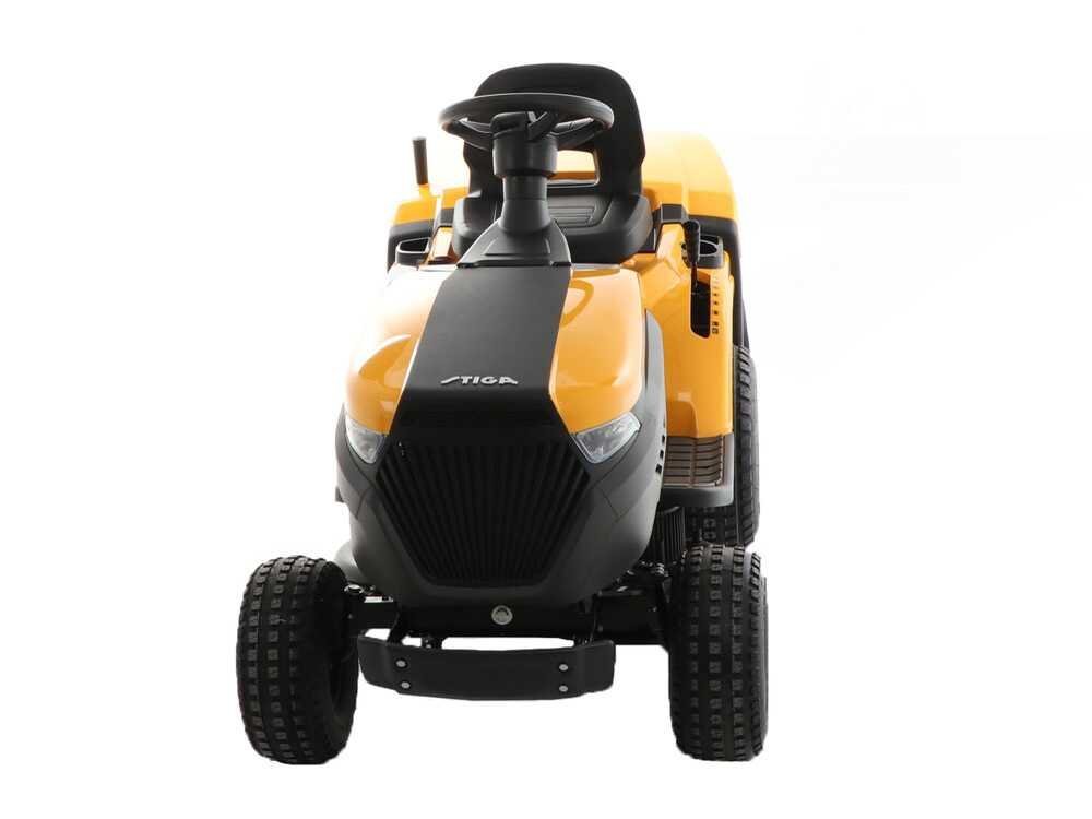 Stiga Estate 384e - Tractor cortacésped de batería - Recogedor - Potencia 48V/30Ah - Imagen 4