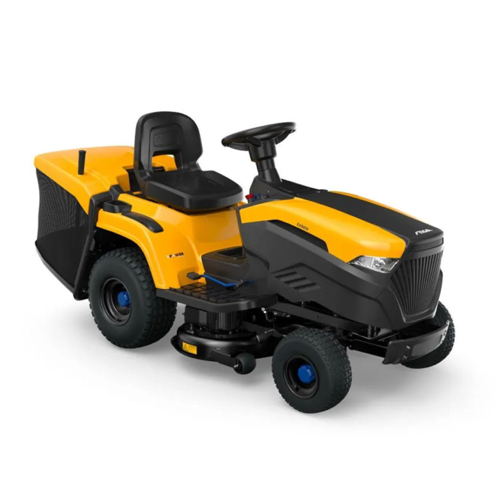 Stiga Estate 384e - Tractor cortacésped de batería - Recogedor - Potencia 48V/30Ah