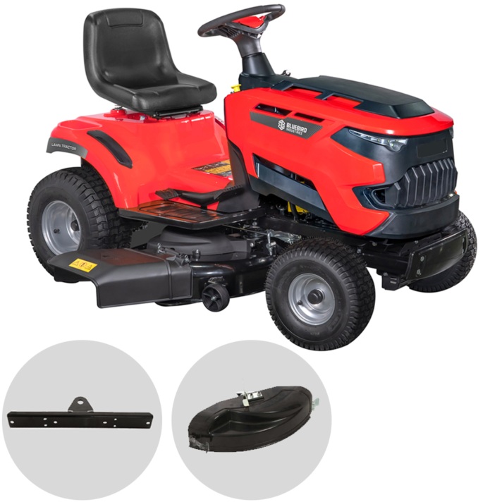 Blue Bird TR SL 108H Twin - Tractor cortacésped con cambio hidrostático - Salida lateral y mulching